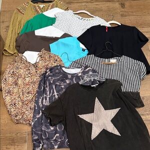 Lot of 10 Tops - Sizes Med to Large- EUC